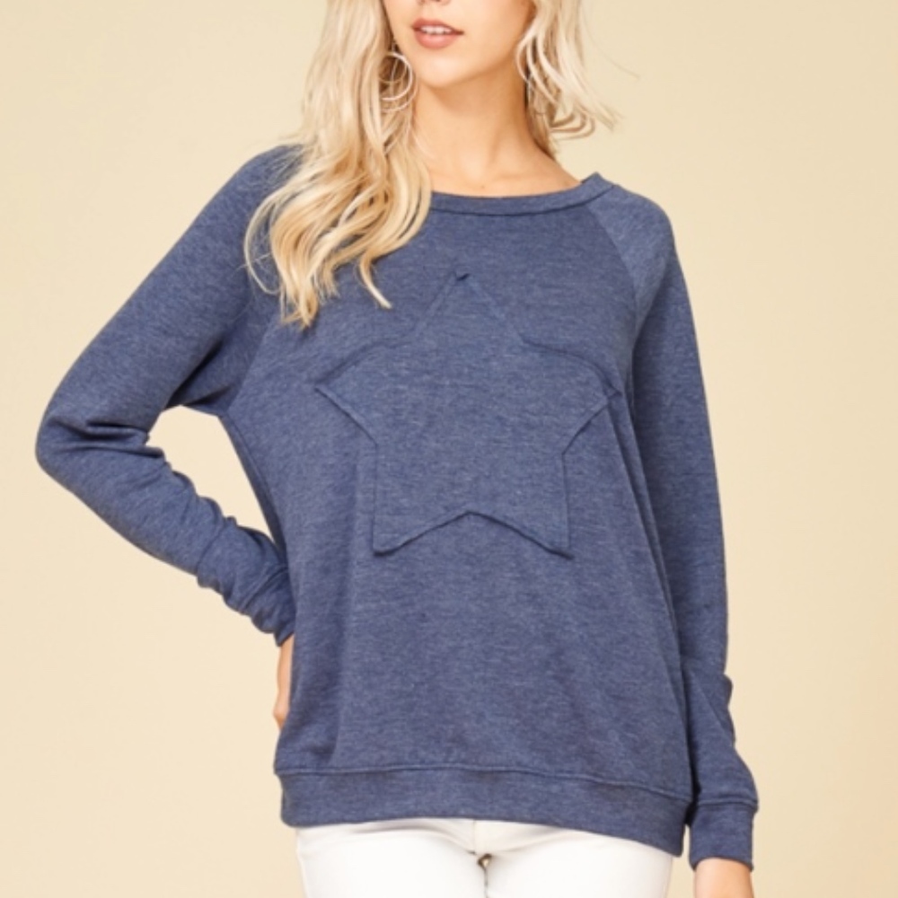 Restocked Cresent Super Soft Casual Star Pullover Various Sizes Available